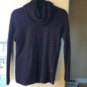 Purple Cowl Neck sweater